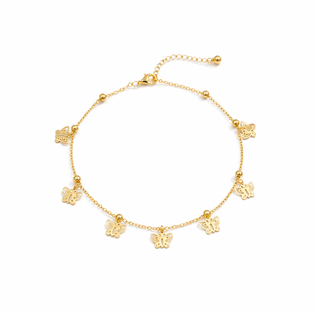 Ethereal Butterfly Chain Anklet