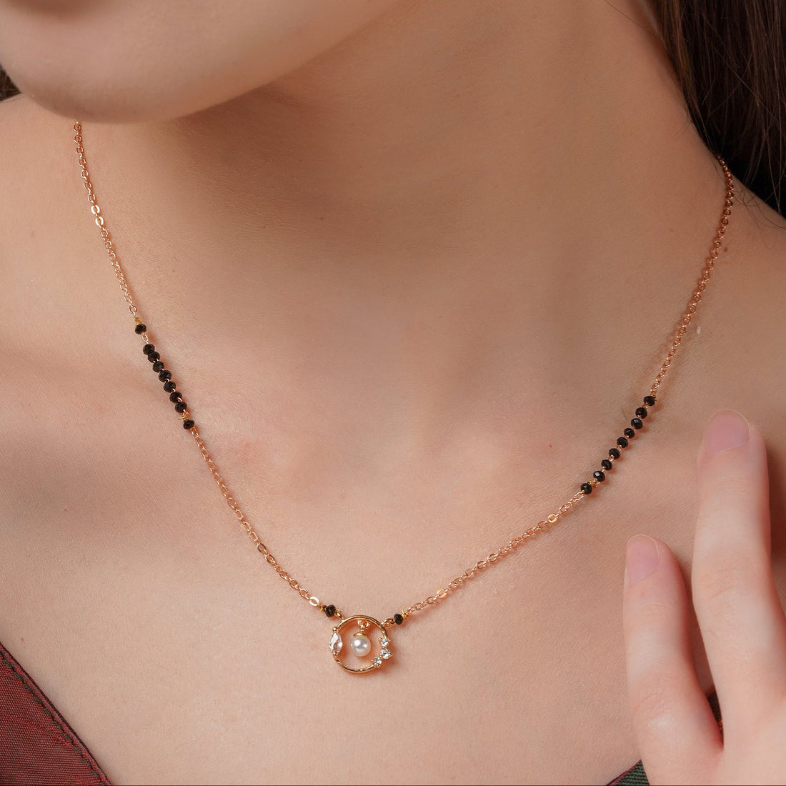 Diyela Pearl Mangalsutra