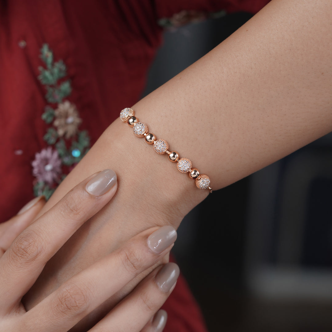 Elite Shine Zircon Slider Bracelet