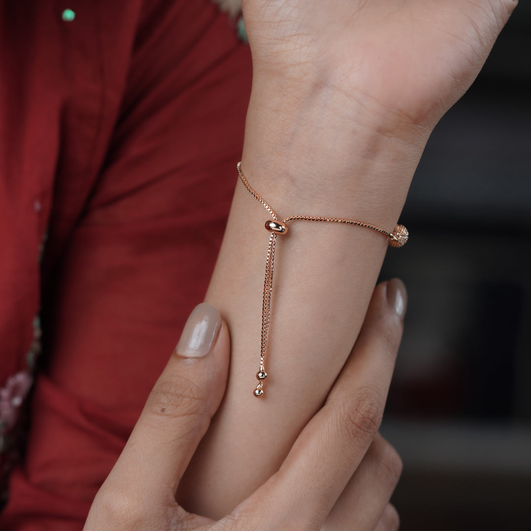 Elite Shine Zircon Slider Bracelet