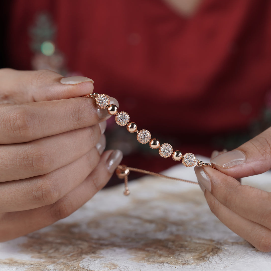 Elite Shine Zircon Slider Bracelet