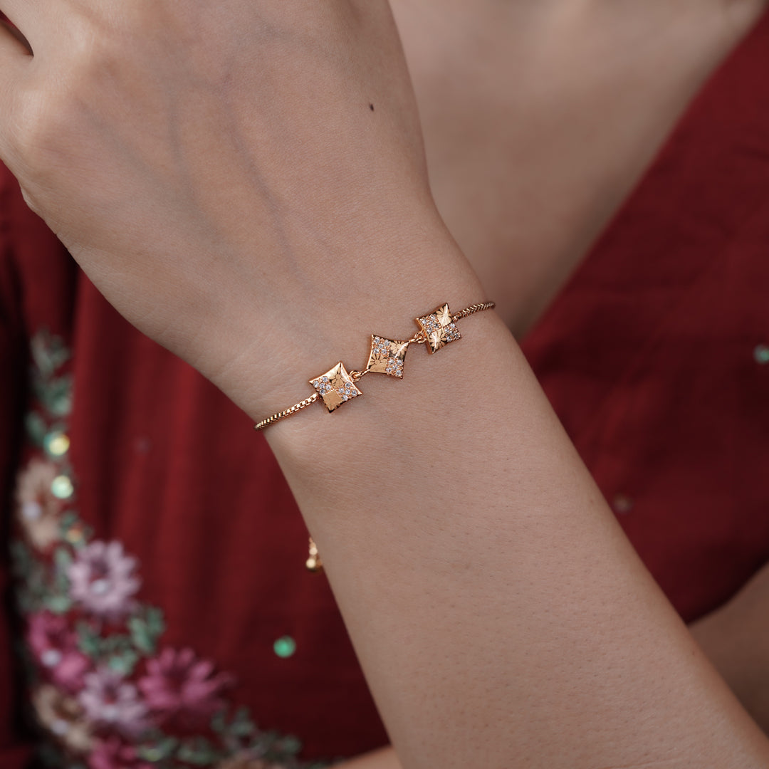 Royal CZ Slider Bracelet