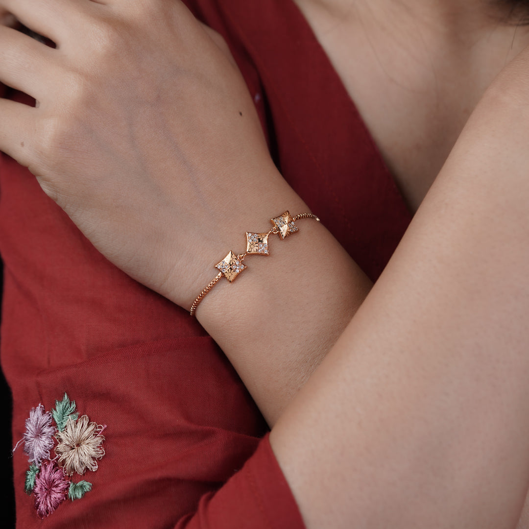 Royal CZ Slider Bracelet