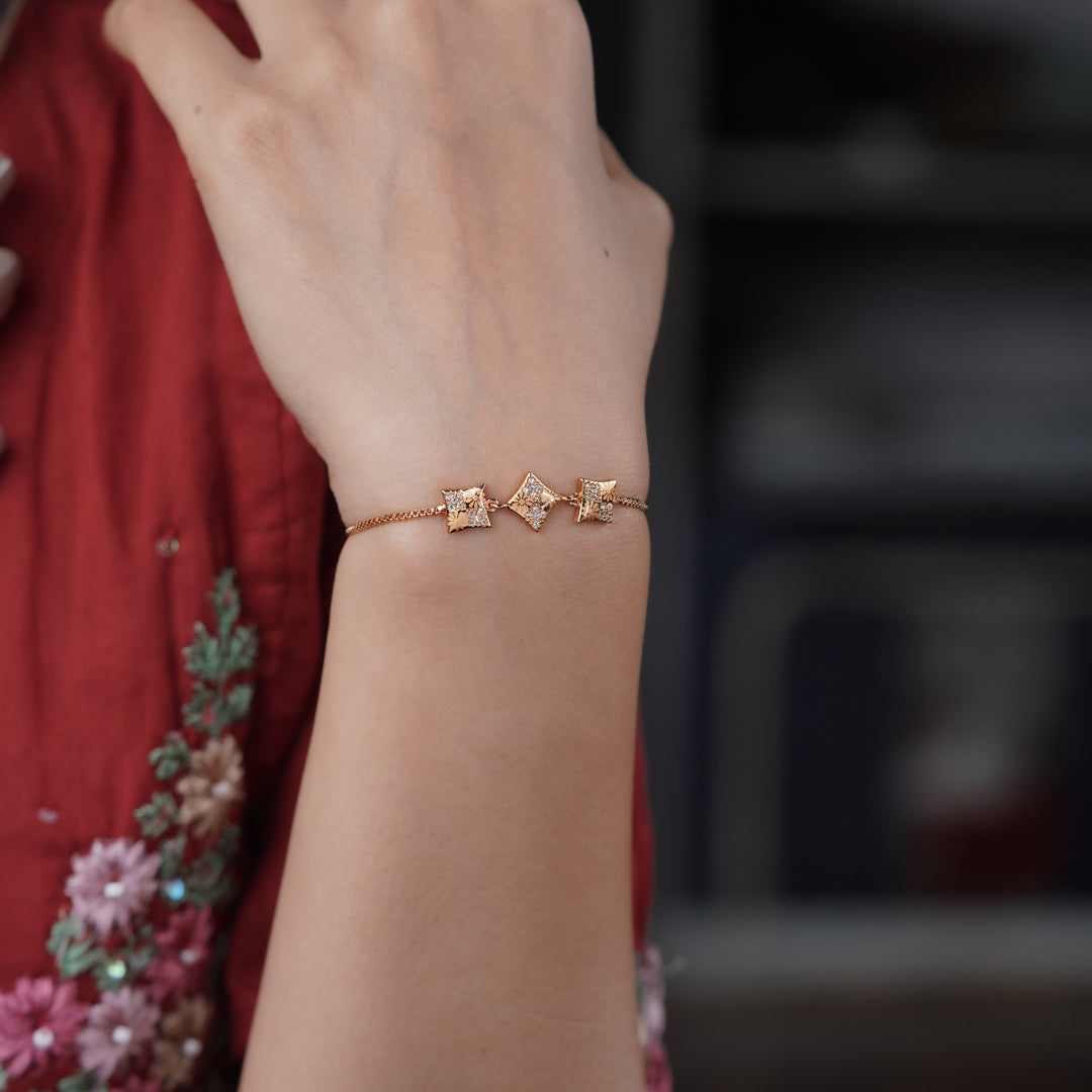 Royal CZ Slider Bracelet