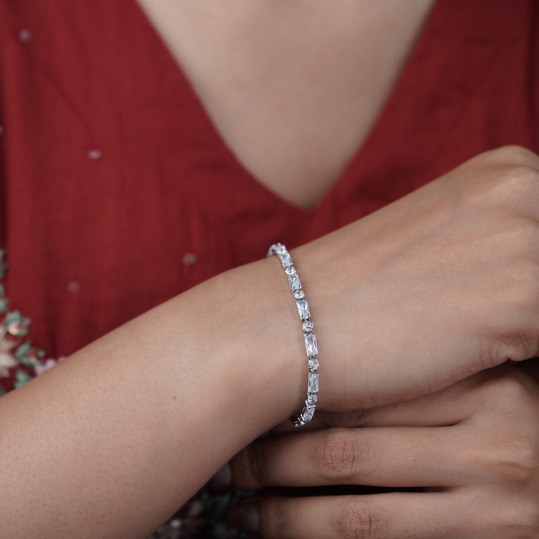 Diamond Aura Tennis Bracelet