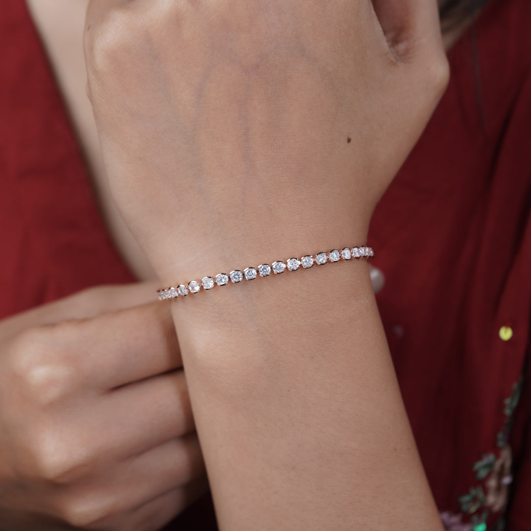 Radiant Line Crystal Bracelet