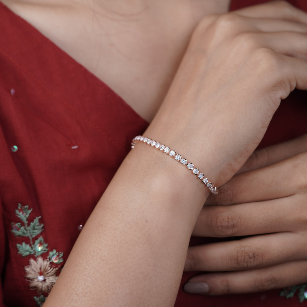 Radiant Line Crystal Bracelet
