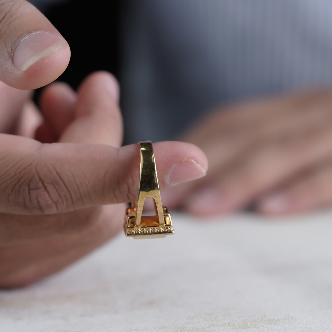 Elite Square Stone Ring