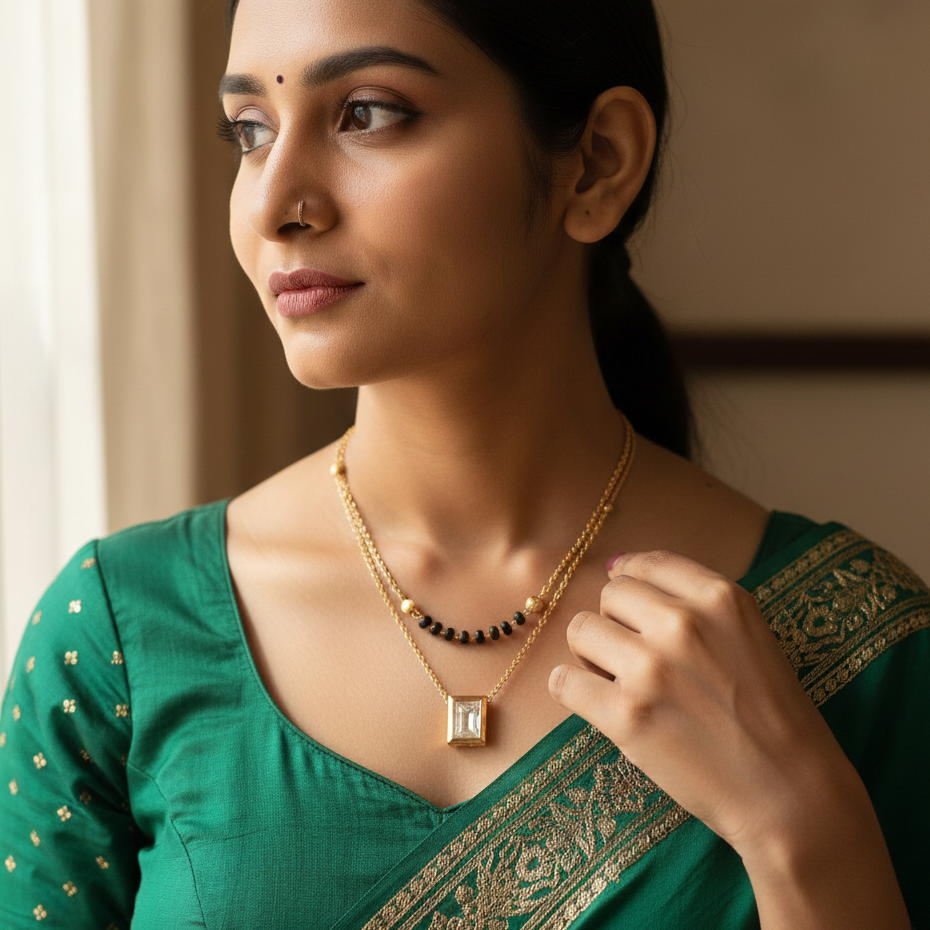 Harini Square Mangalsutra