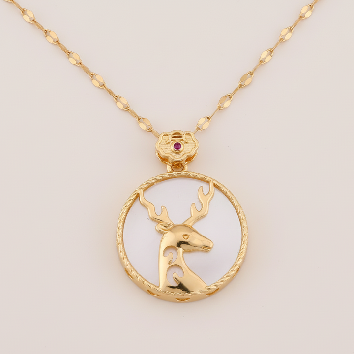 Deer Galaxy Necklace