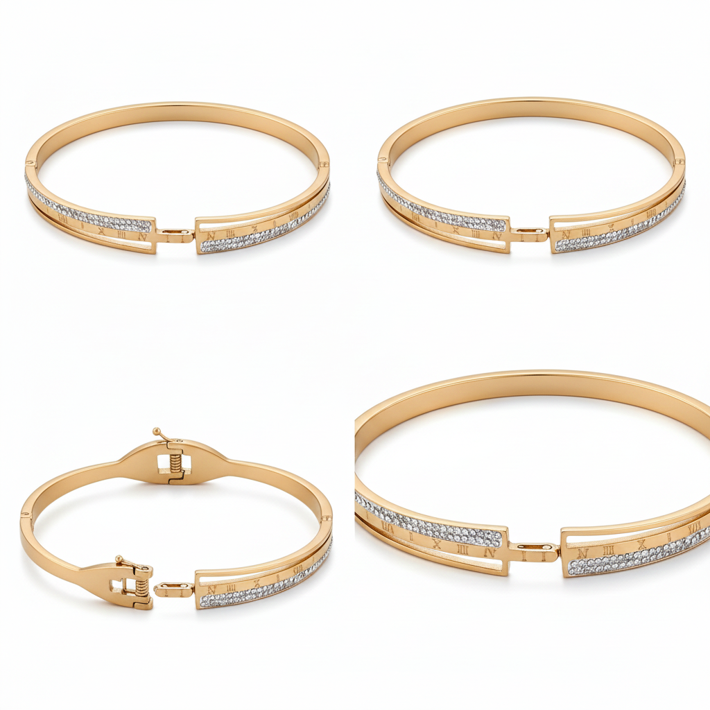 Timeless Roman Diamond Bracelet