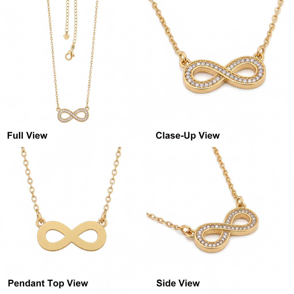 Lisha Infinity Necklace