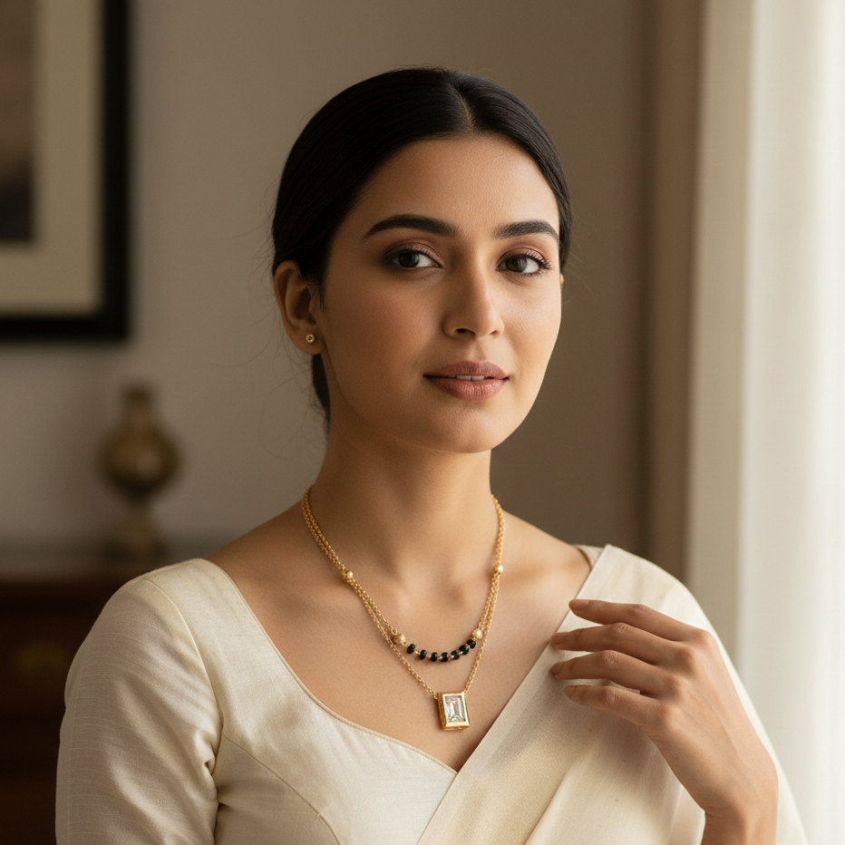 Harini Square Mangalsutra
