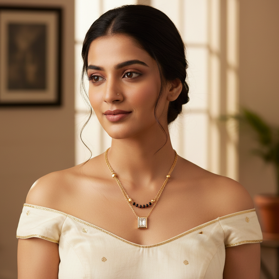 Harini Square Mangalsutra