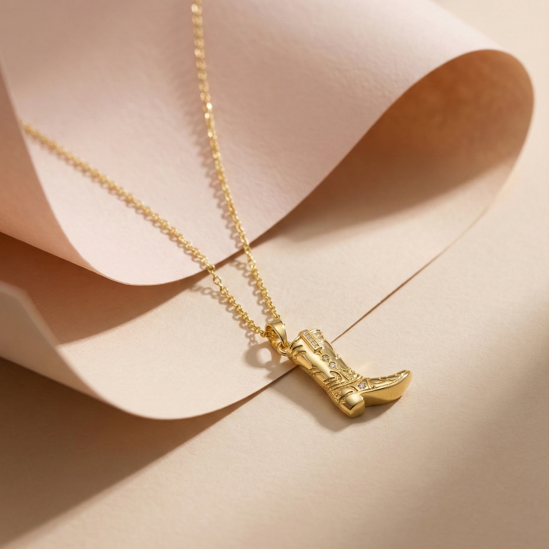 Aurielle Luxe Boot Necklace