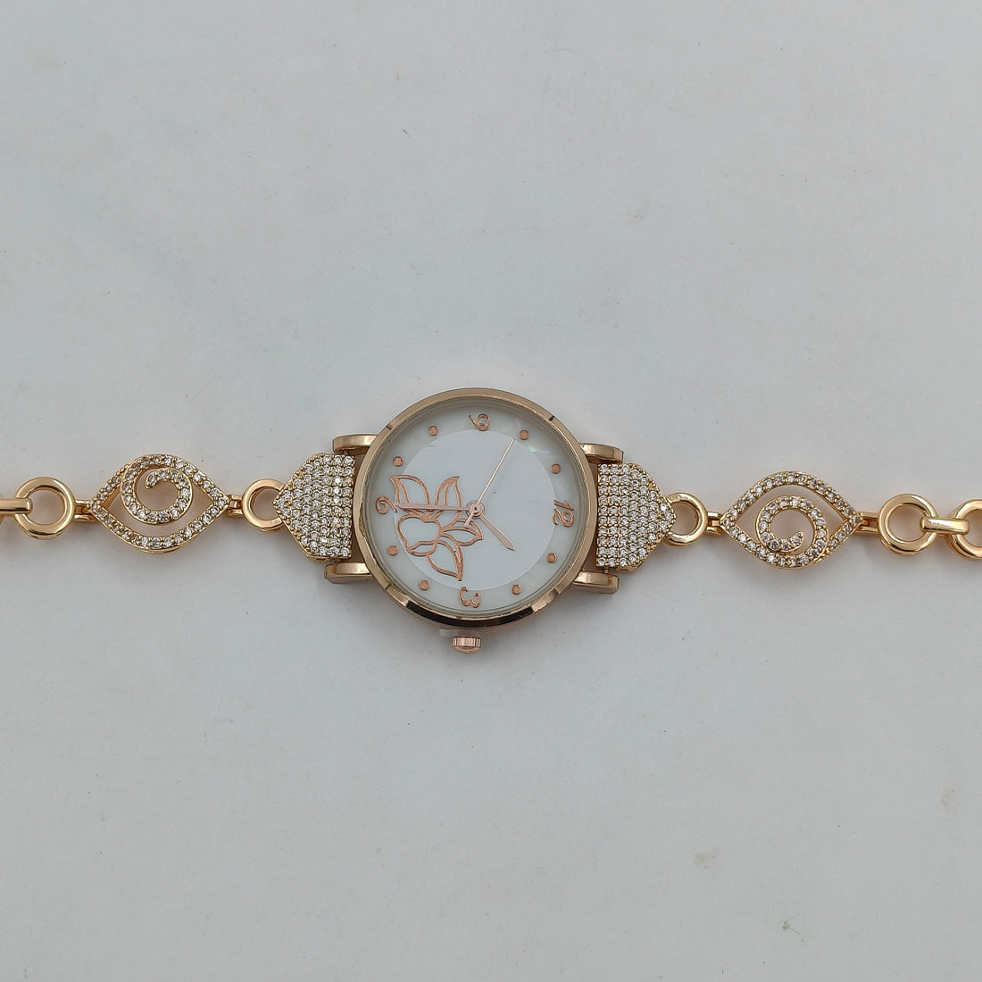 Ivory Luxe Crystal Watch