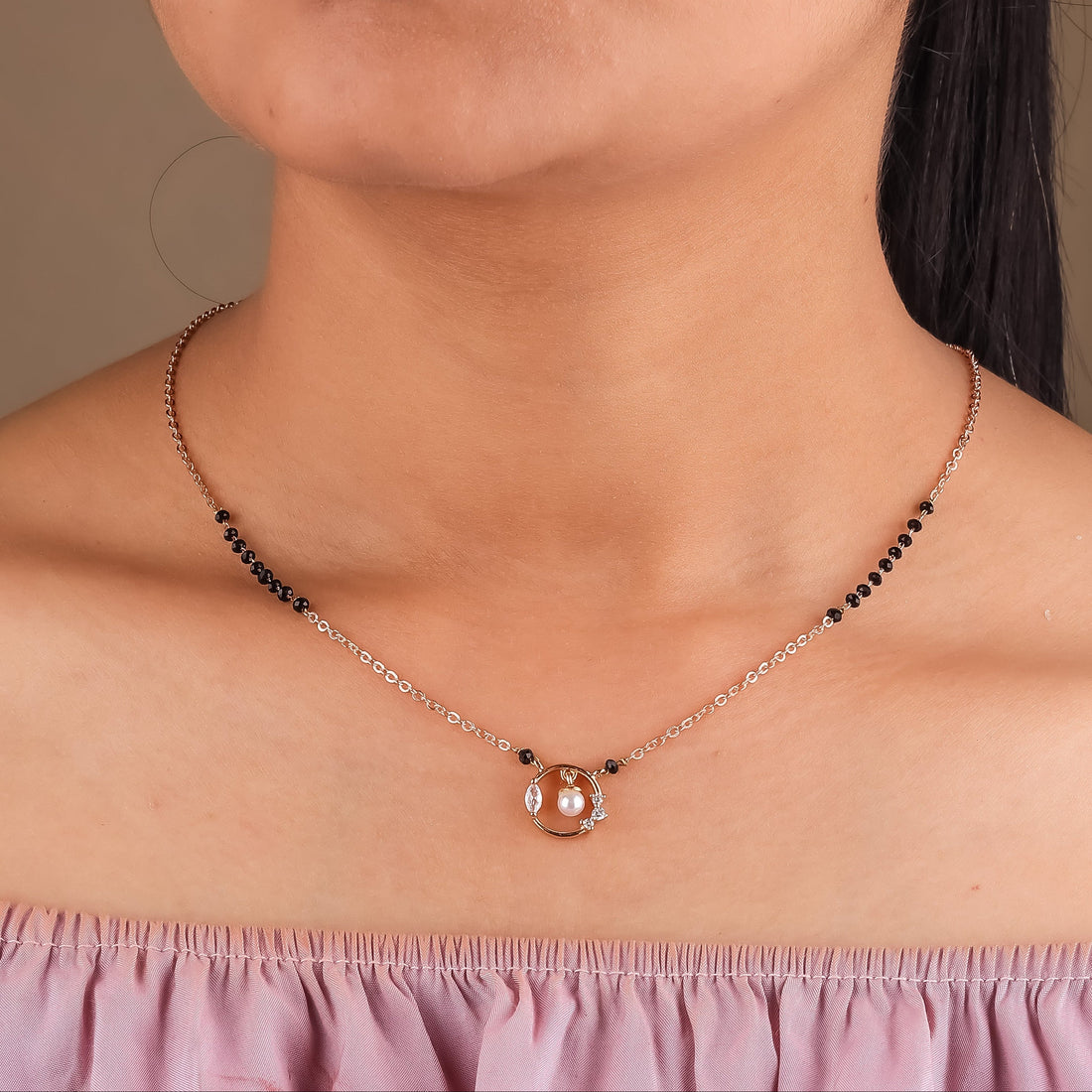 Diyela Pearl Mangalsutra