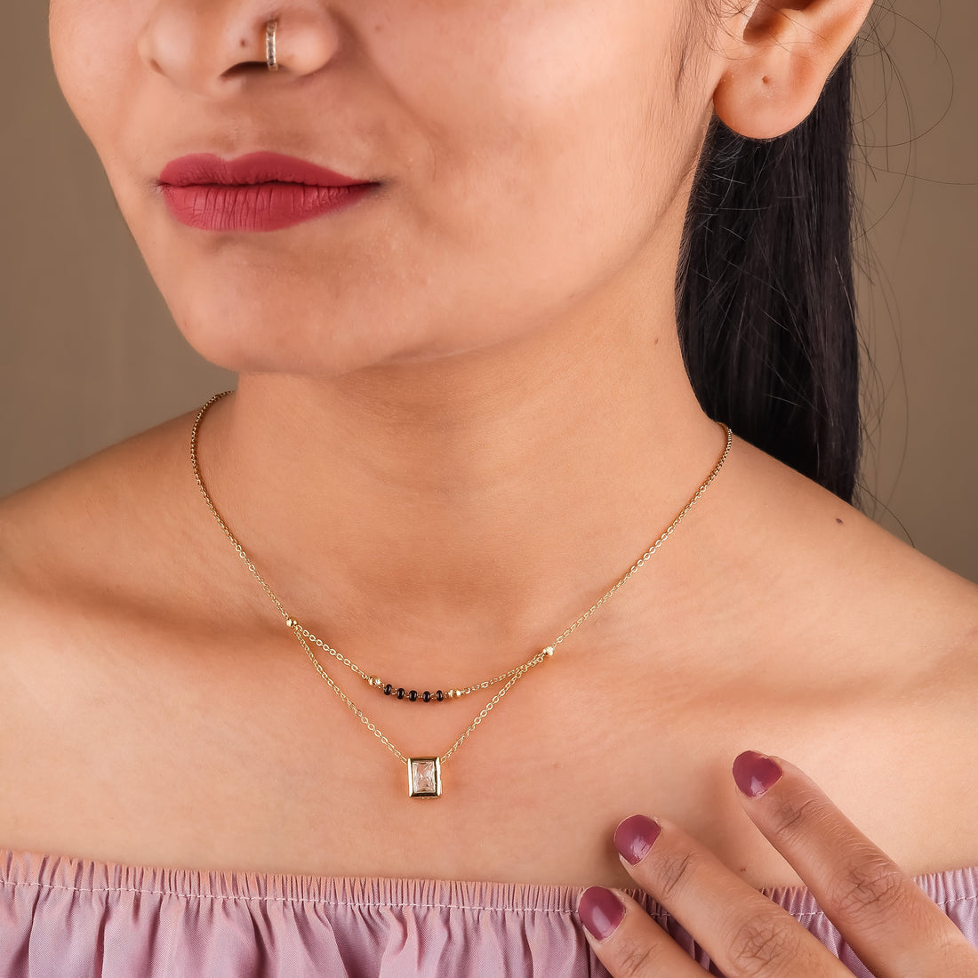 Harini Square Mangalsutra
