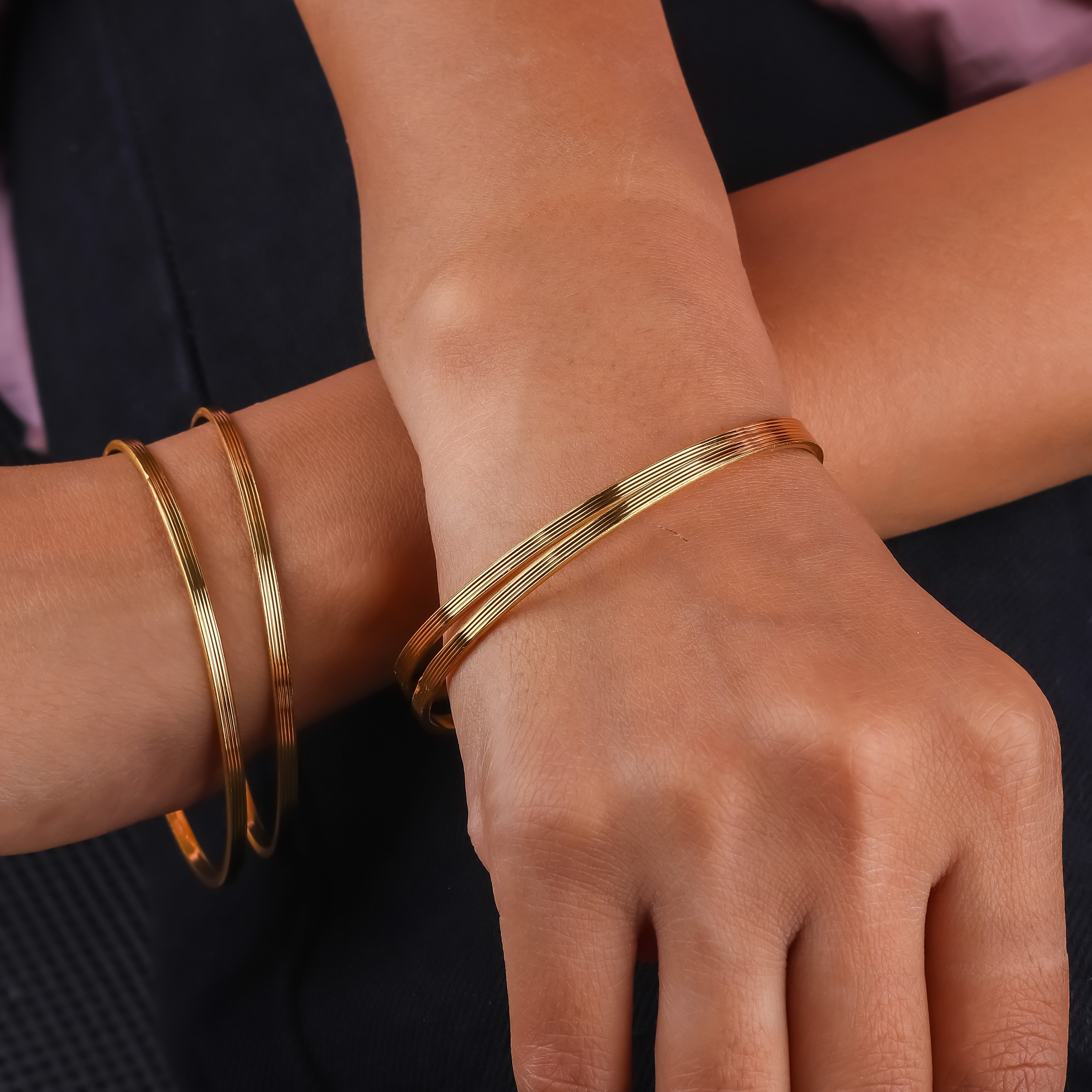 Classic Slim Gold Bangles