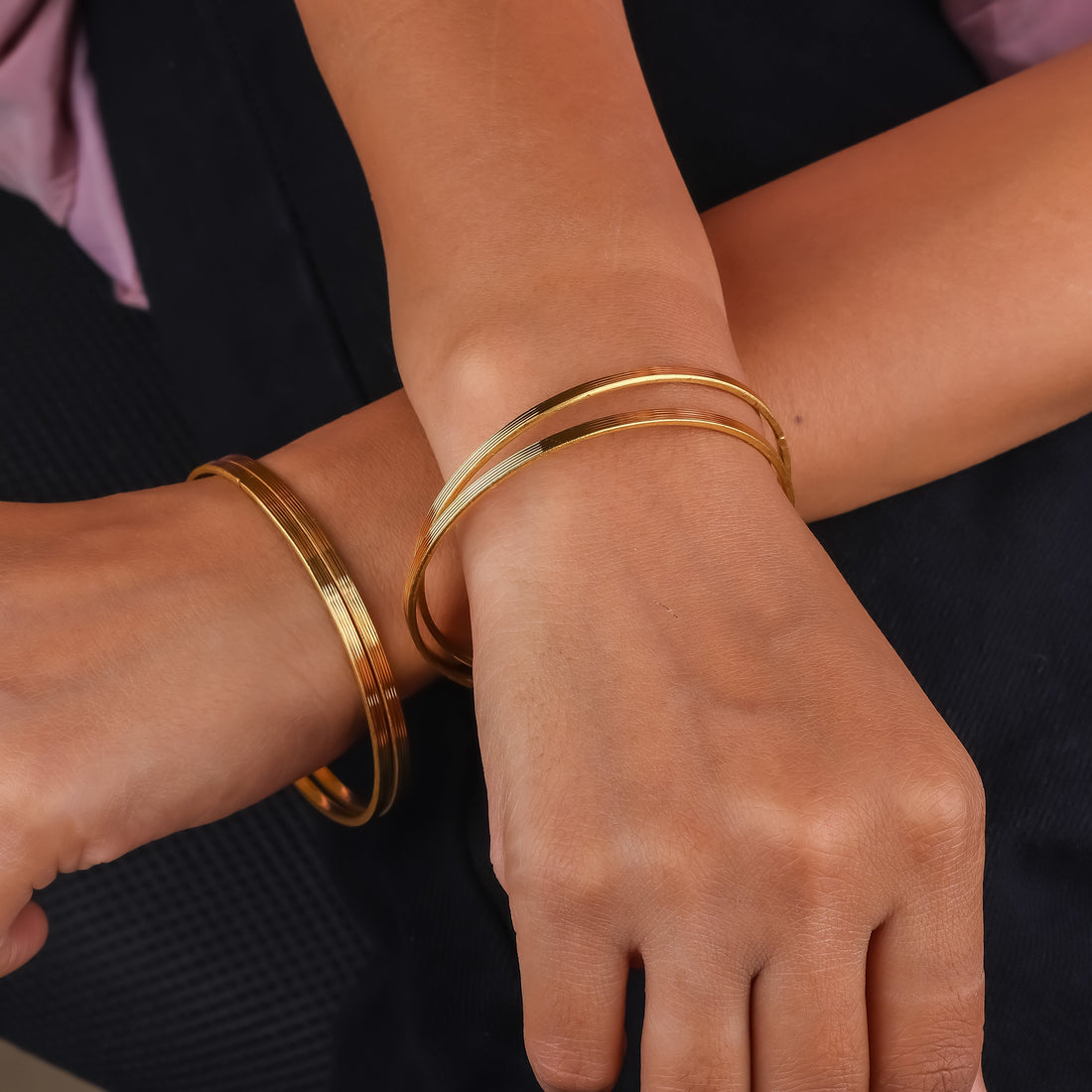 Classic Slim Gold Bangles