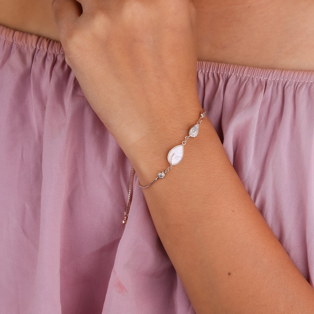 Resin Leaf Bracelets