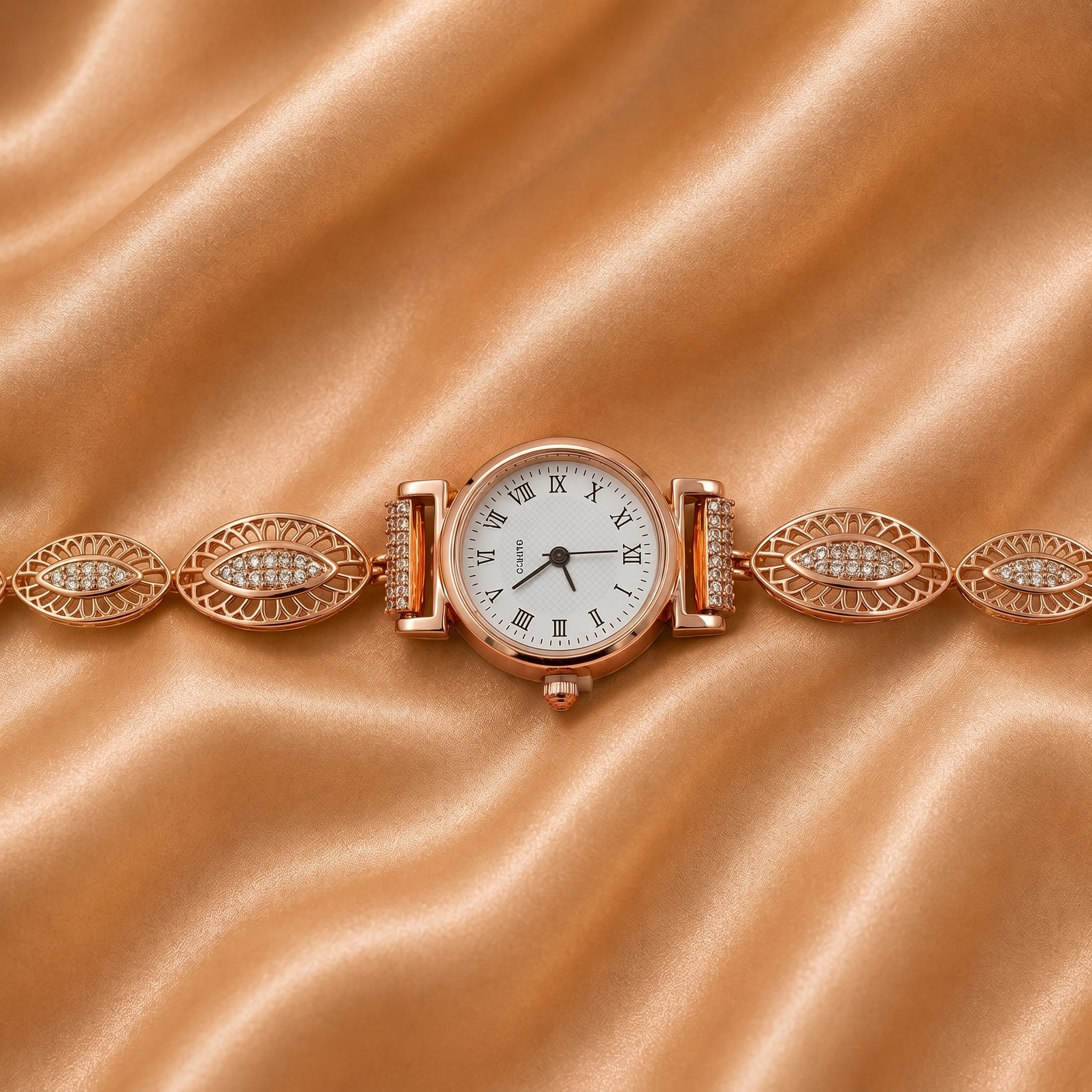 Rose Prestige Crystal Watch
