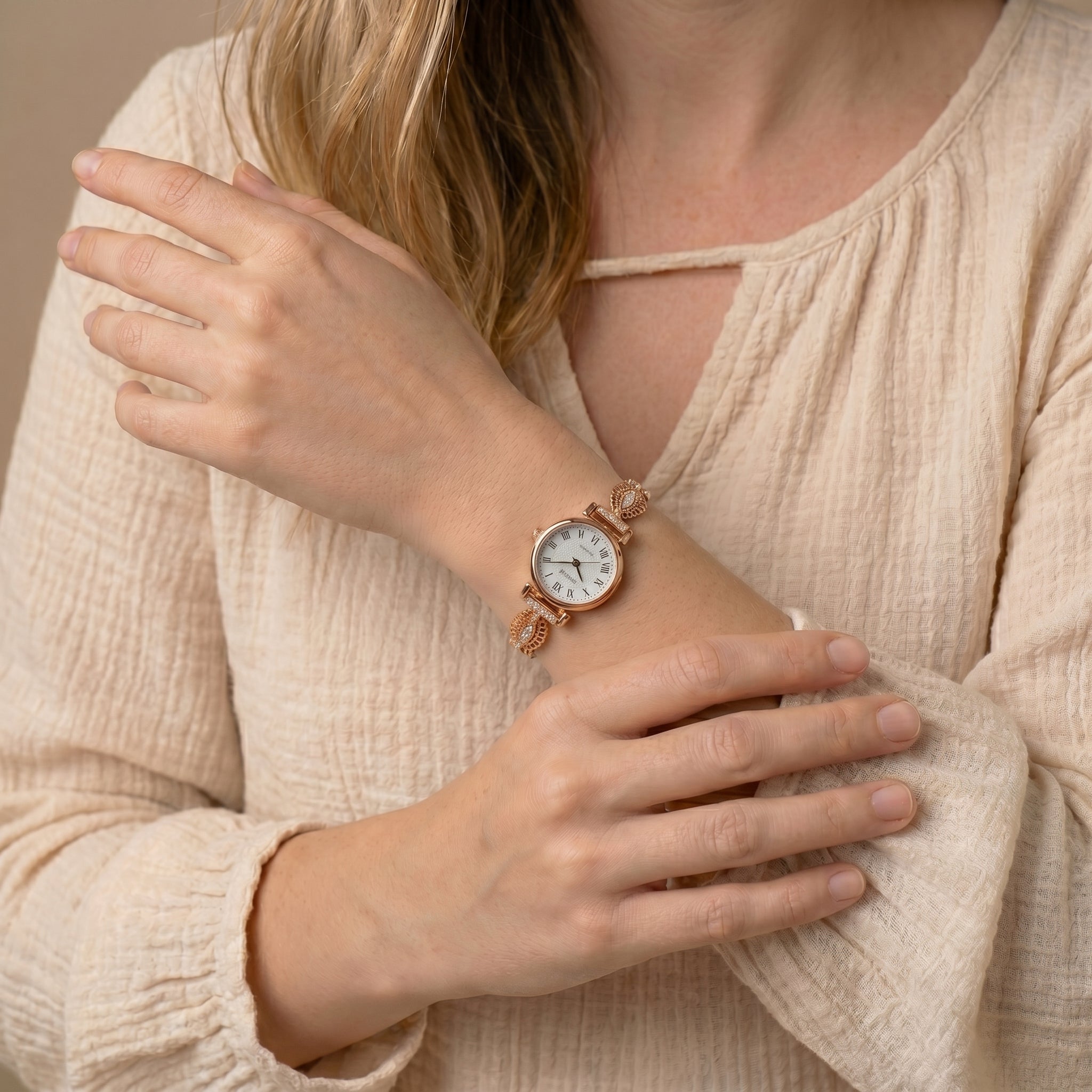 Rose Prestige Crystal Watch