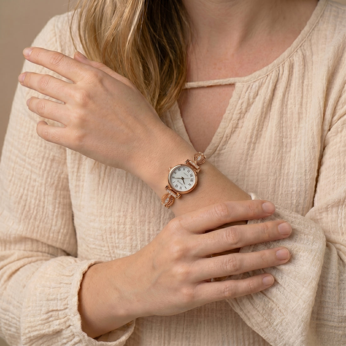 Rose Prestige Crystal Watch