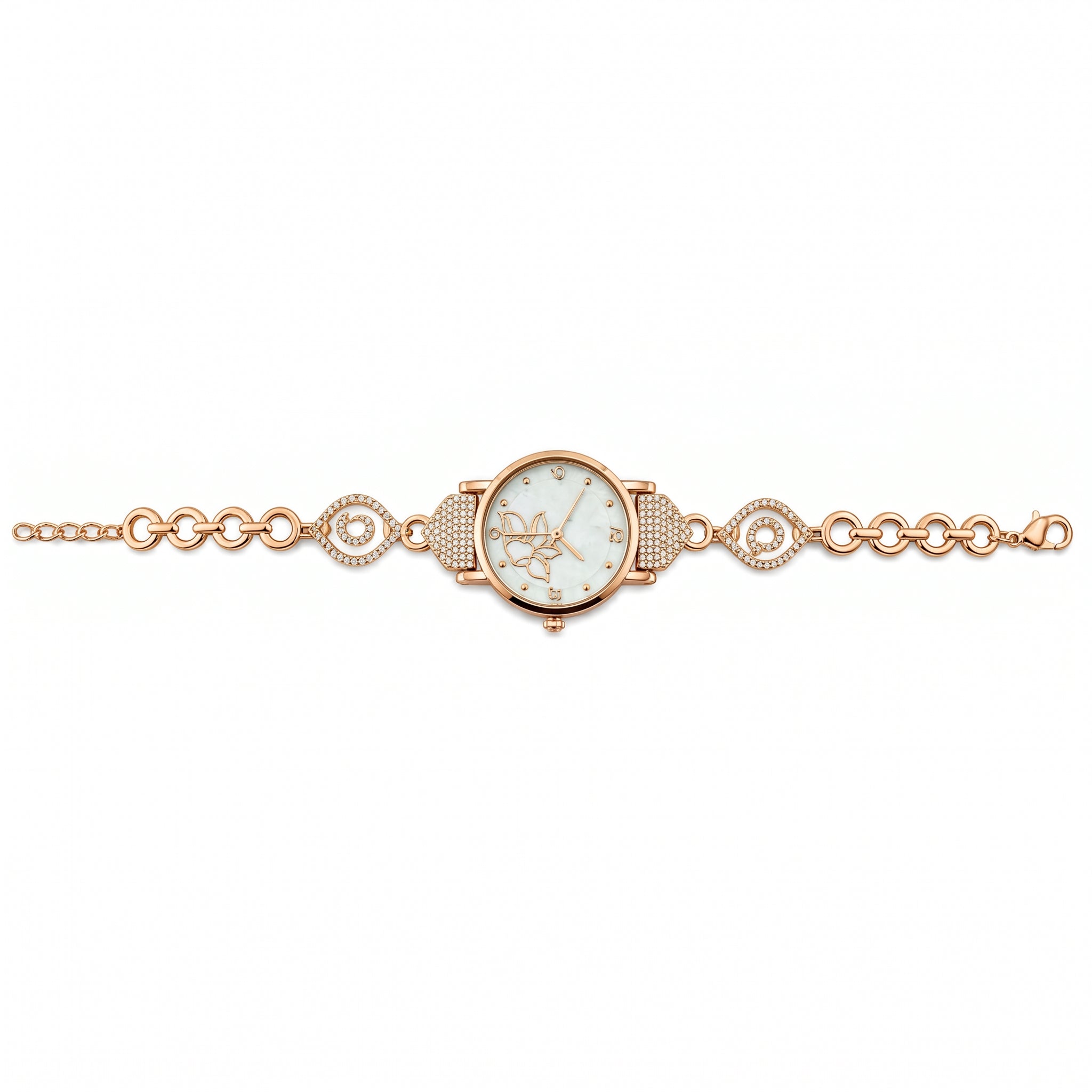 Ivory Luxe Crystal Watch