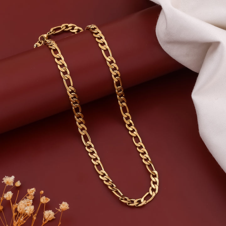 Elite Classic Figaro Gold Chain