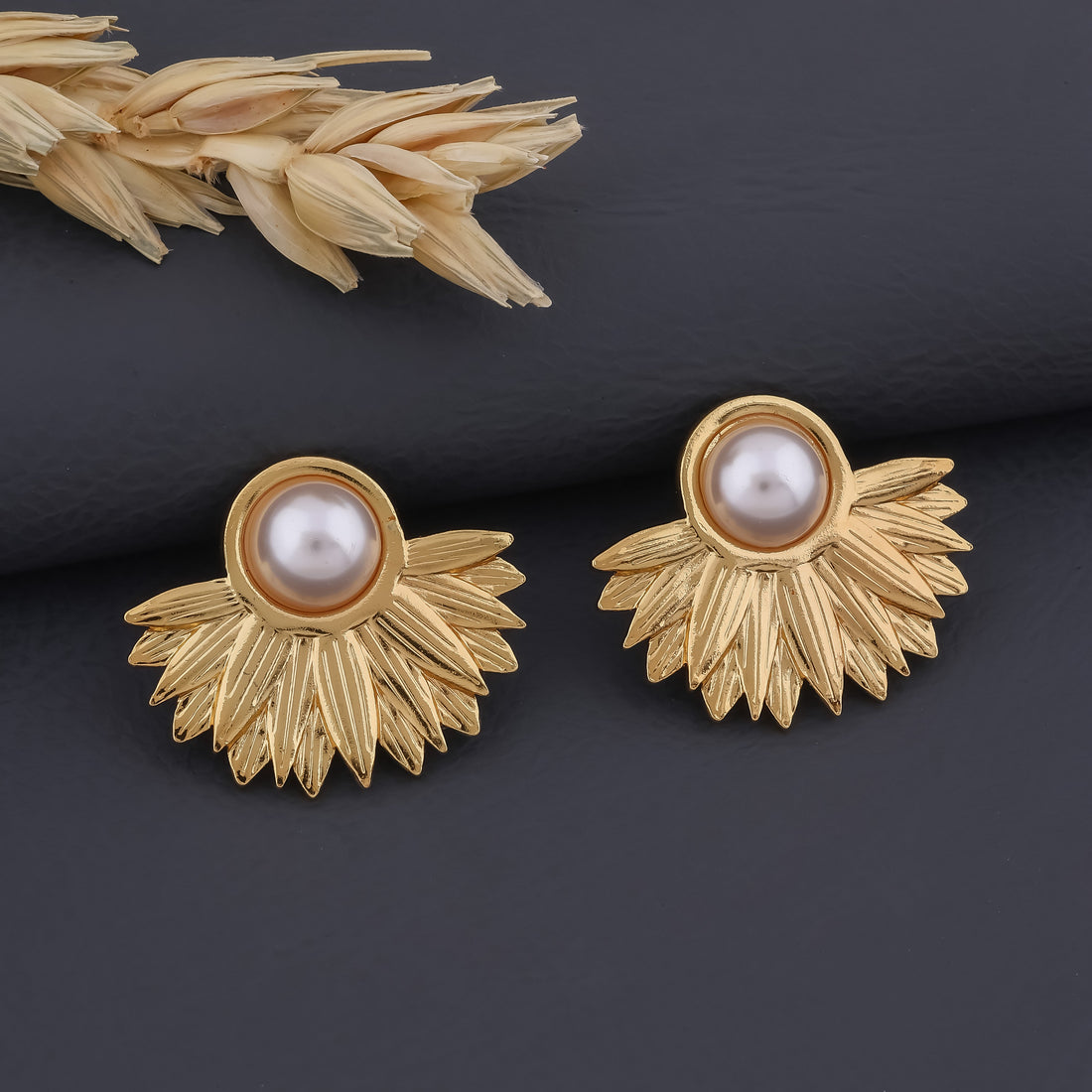 Pearl Hoop Earrings