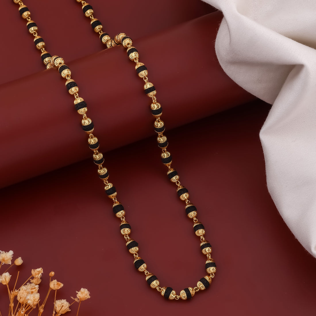 Rudra Gold Bead Chain