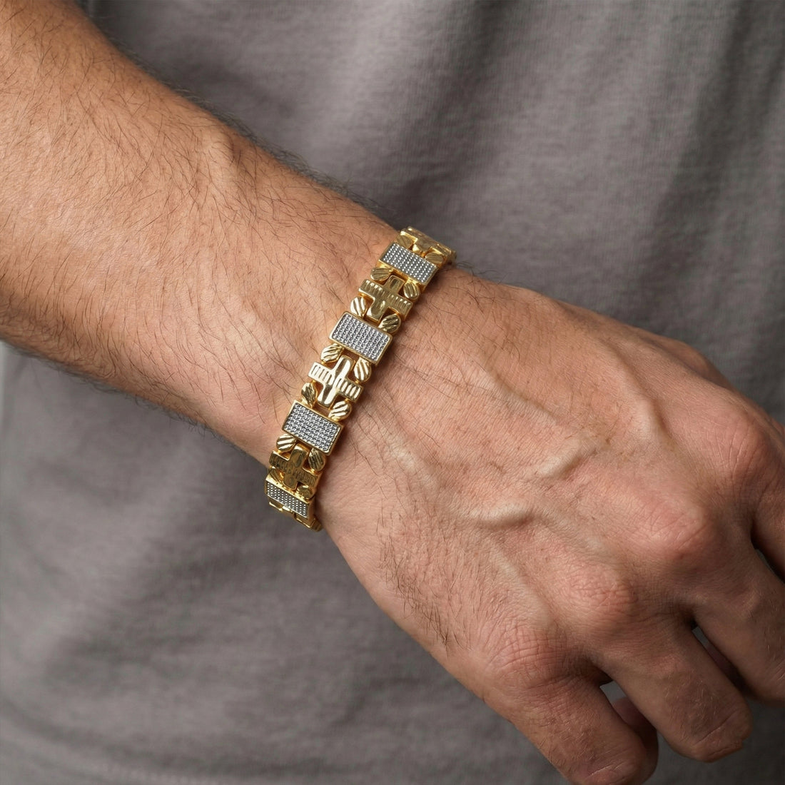 Boss Premium Panel Cuban Bracelet