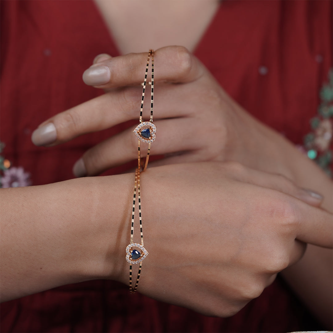 Clara Royal Heart Bangles