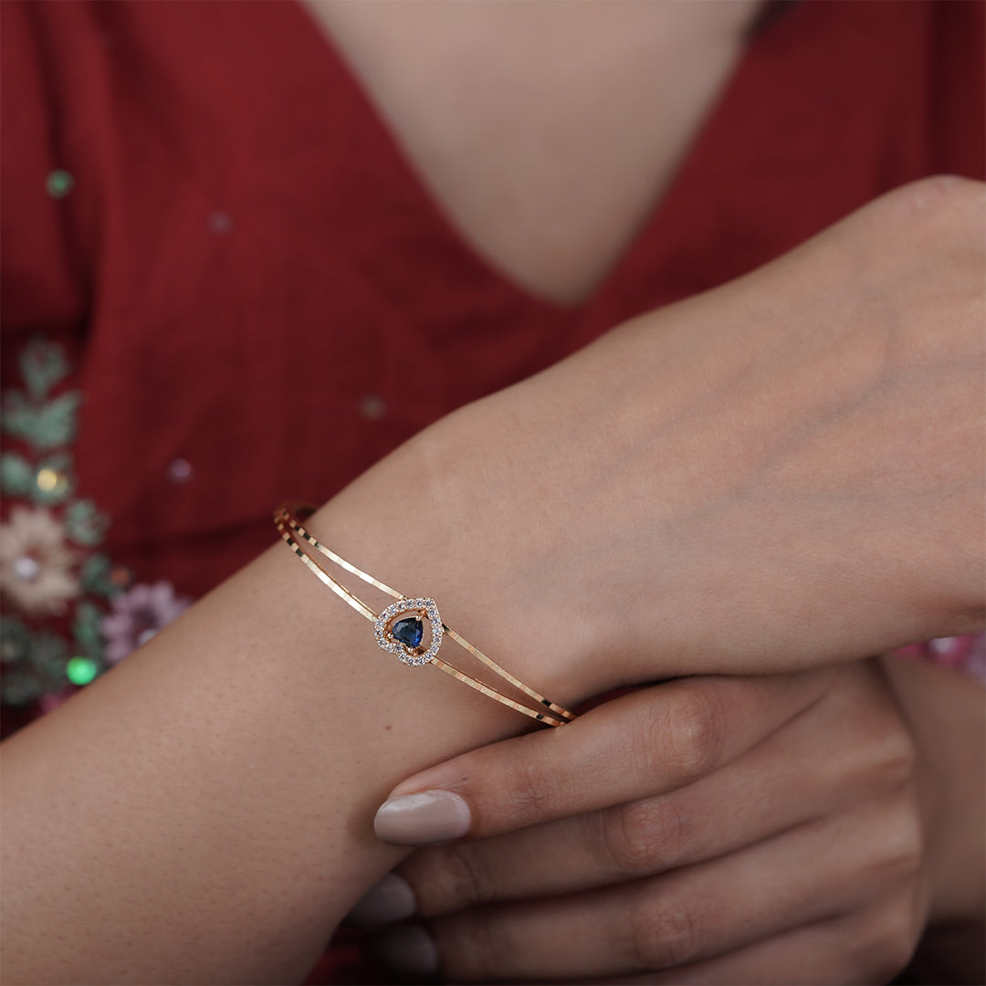Clara Royal Heart Bangles