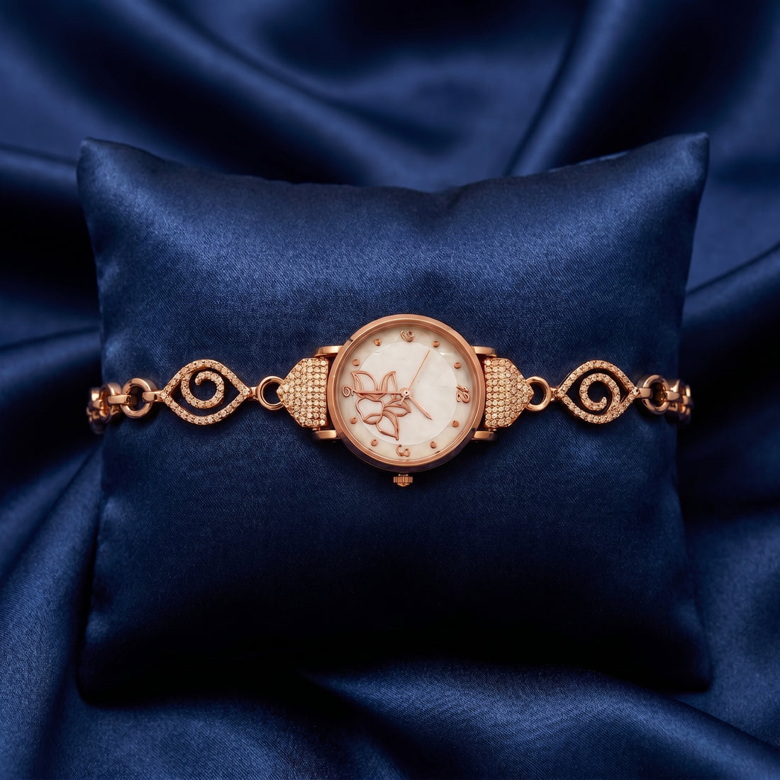 Ivory Luxe Crystal Watch