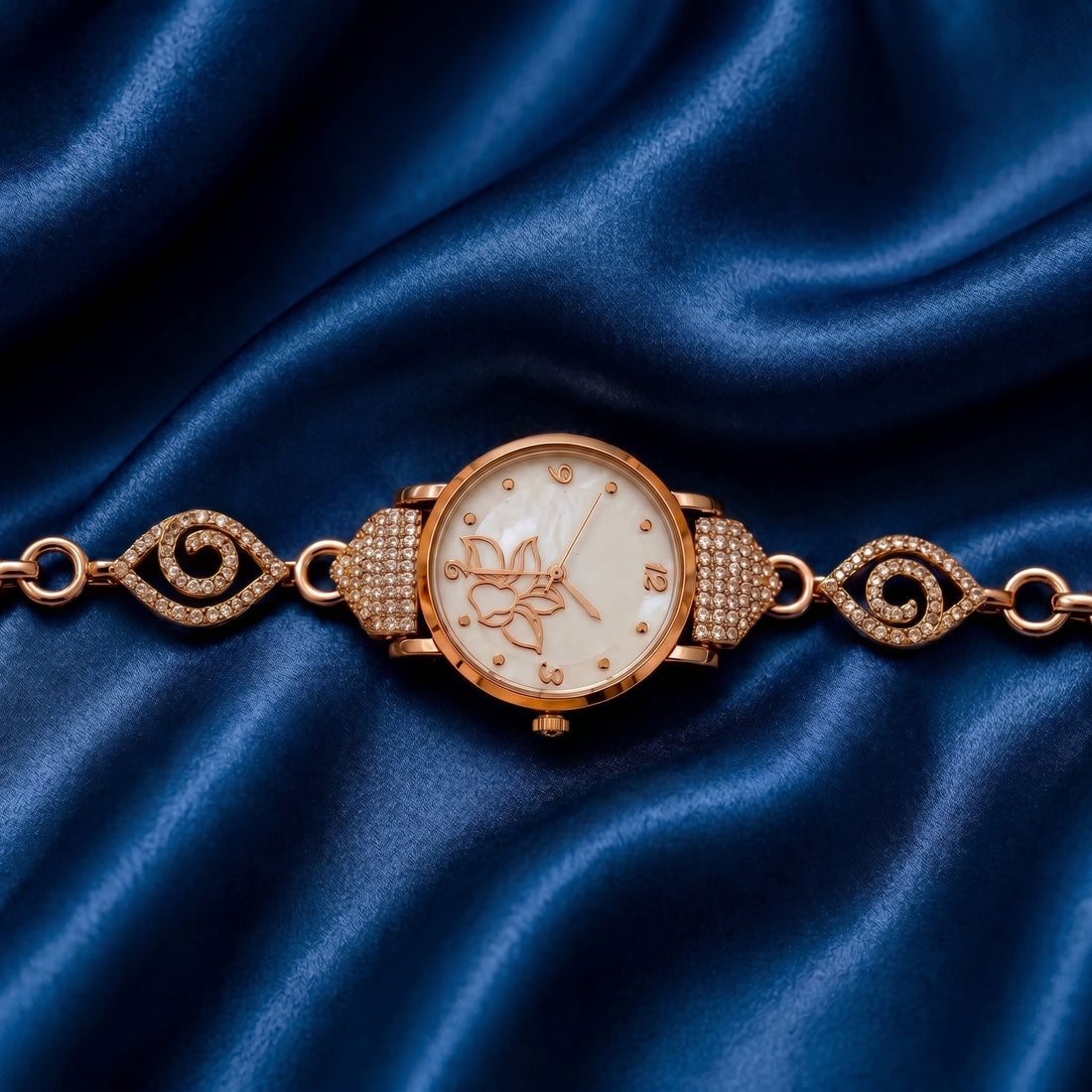 Ivory Luxe Crystal Watch