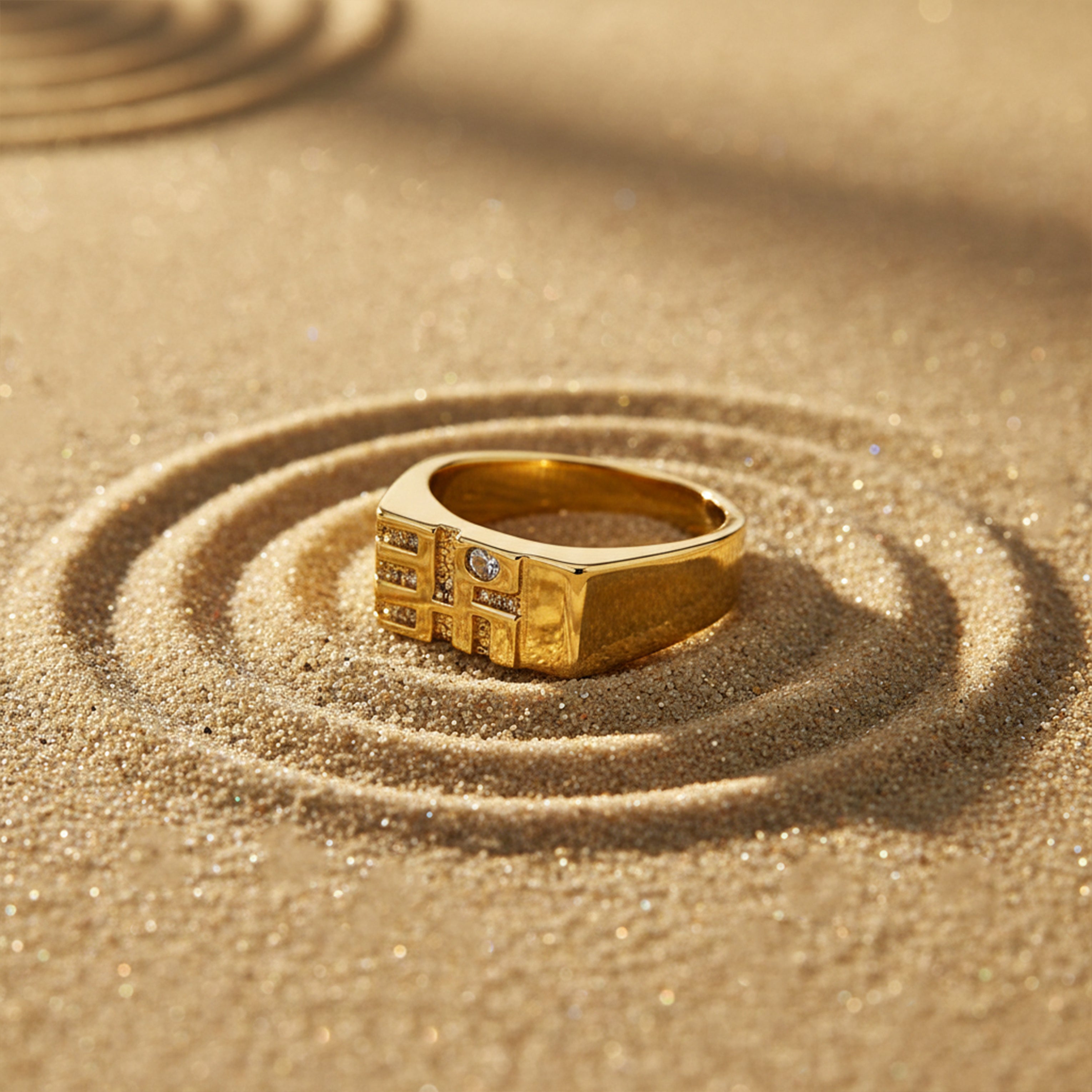 Elite Square Block Ring