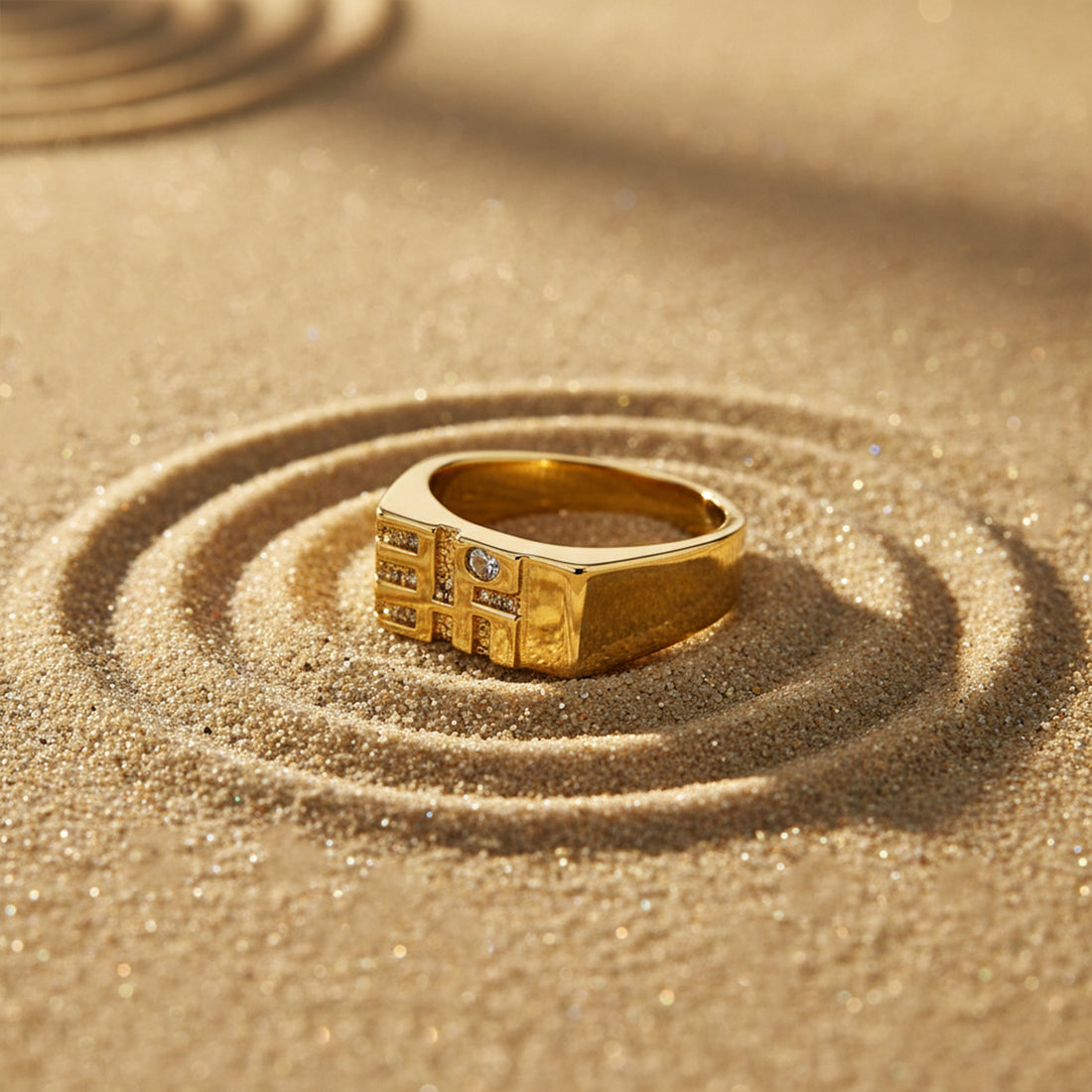 Elite Square Block Ring